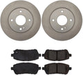 Replacement Brake Pads and Rotors - Front Brake Kit, 3PCS Front Rotor and Brake Pad Kit for Ford Fiesta 2019 2018 2017 2016 2015 2014 2013 2012 2011