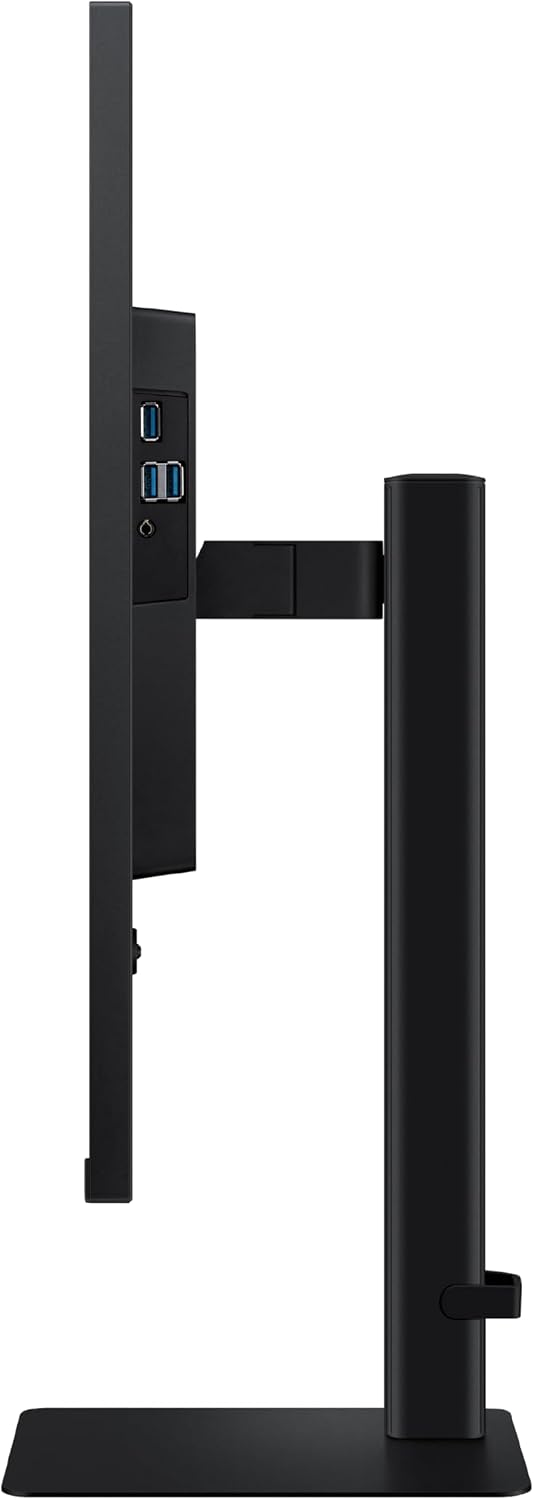 SAMSUNG 32' ViewFinity S6 (S60D) Series QHD High Resolution Computer Monitor, 100Hz, HDR10, Multiple Ports w/ HDMI, DisplayPort, USB-A, Easy Setup, Height Adjustable Stand, LS32D606EANXGO, 2024