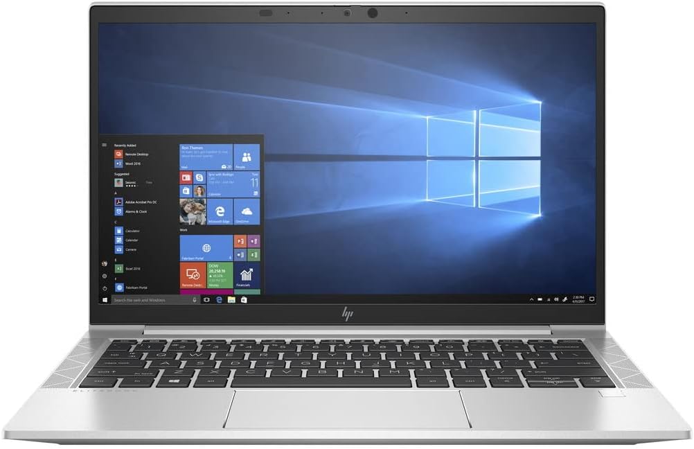 HP EliteBook 830 G7 13.3' FHD, Core i7-10610U 1.8GHz, 32GB RAM, 2TB M.2-NVMe, Windows 11 Pro 64Bit, CAM, (Renewed)