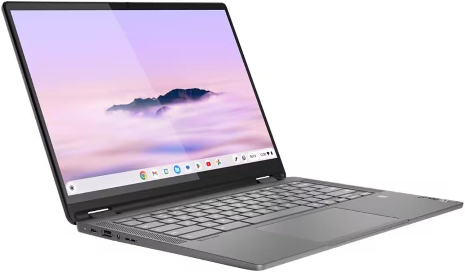 Lenovo Flex 5i Chromebook Plus 14' Touchscreen Laptop - Intel Core i3 1315U - 1920 x 1200 - Chrome OS - 8GB RAM - 256GB SSD - WiFi 6E & Bluetooth 5.3 - Backlit Keyboard - Webcam - Gray