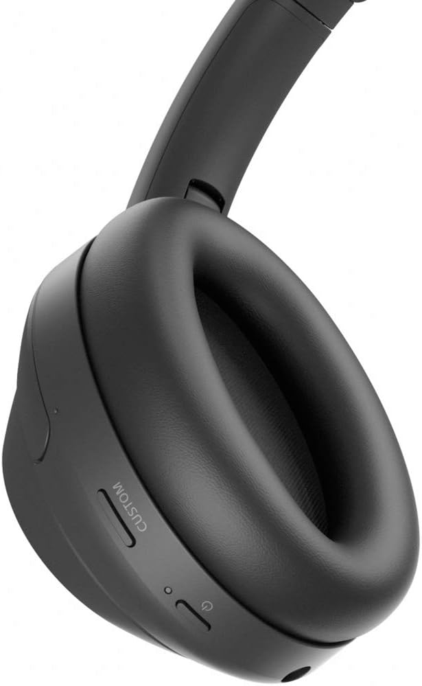 Sony WH1000XM4/B Premium Noise Cancelling Wireless Over-The-Ear Headphones with Built in Microphone Black Bundle with Deco Gear Hard Case + Pro Audio Headphone Stand + Microfiber Cleaning Cloth