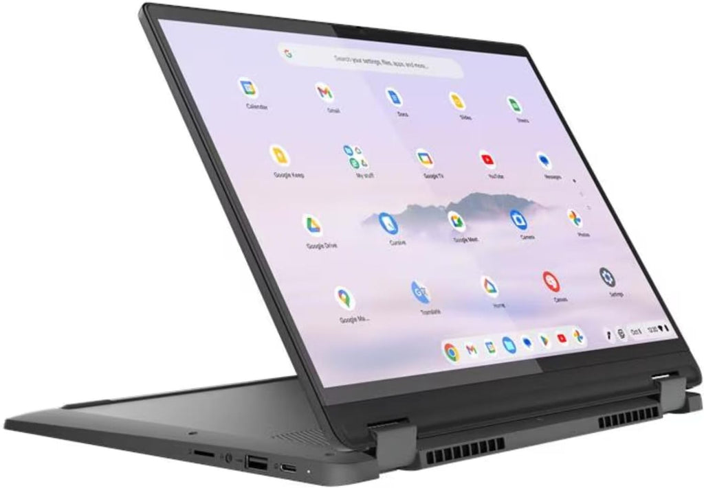 Lenovo Flex 5i Chromebook Plus 14' Touchscreen Laptop - Intel Core i3 1315U - 1920 x 1200 - Chrome OS - 8GB RAM - 256GB SSD - WiFi 6E & Bluetooth 5.3 - Backlit Keyboard - Webcam - Gray