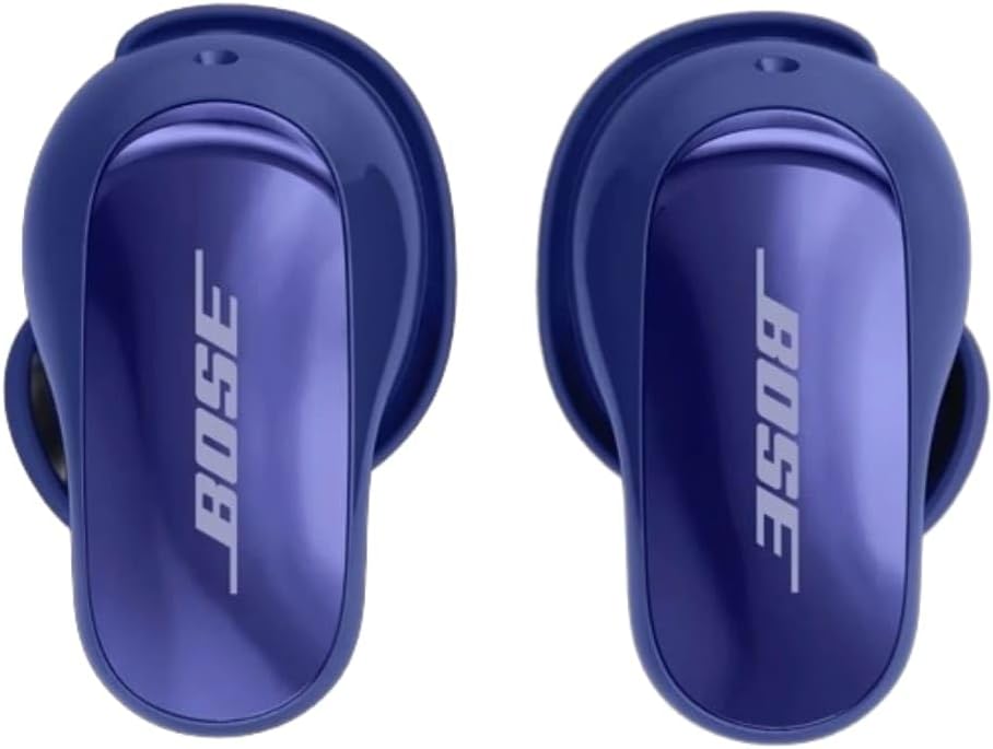 Bose New QuietComfort Ultra Bluetooth Earbuds (2nd Gen), Wireless Noise Cancelling Earbuds, Up to 6 Hours Battery, IPX4 Rating, Immersive Audio, Deep Bass + Green Extreme Charger (Midnight Violet)