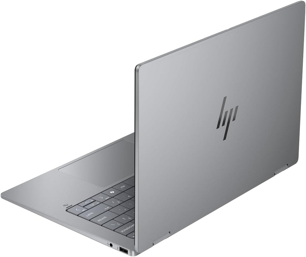 HP OmniBook X Flip 2-in-1 Laptop 14' WUXGA IPS Touchscreen 8-Core AMD Ryzen AI 7 350 24GB LPDDR5 2TB SSD AMD Radeon 860M Graphics Wi-Fi 6E Backlit Keyboard Win11 Pro w/ONT 32GB USB