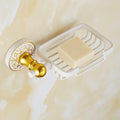 Towel Rack Platinum European Towel Rack Bar Rail, Space Aluminum Gold Towel Shelf, Tissue Paper Holder, Bathroom Accessories Set Bathroom Hardware/Soap Net The New