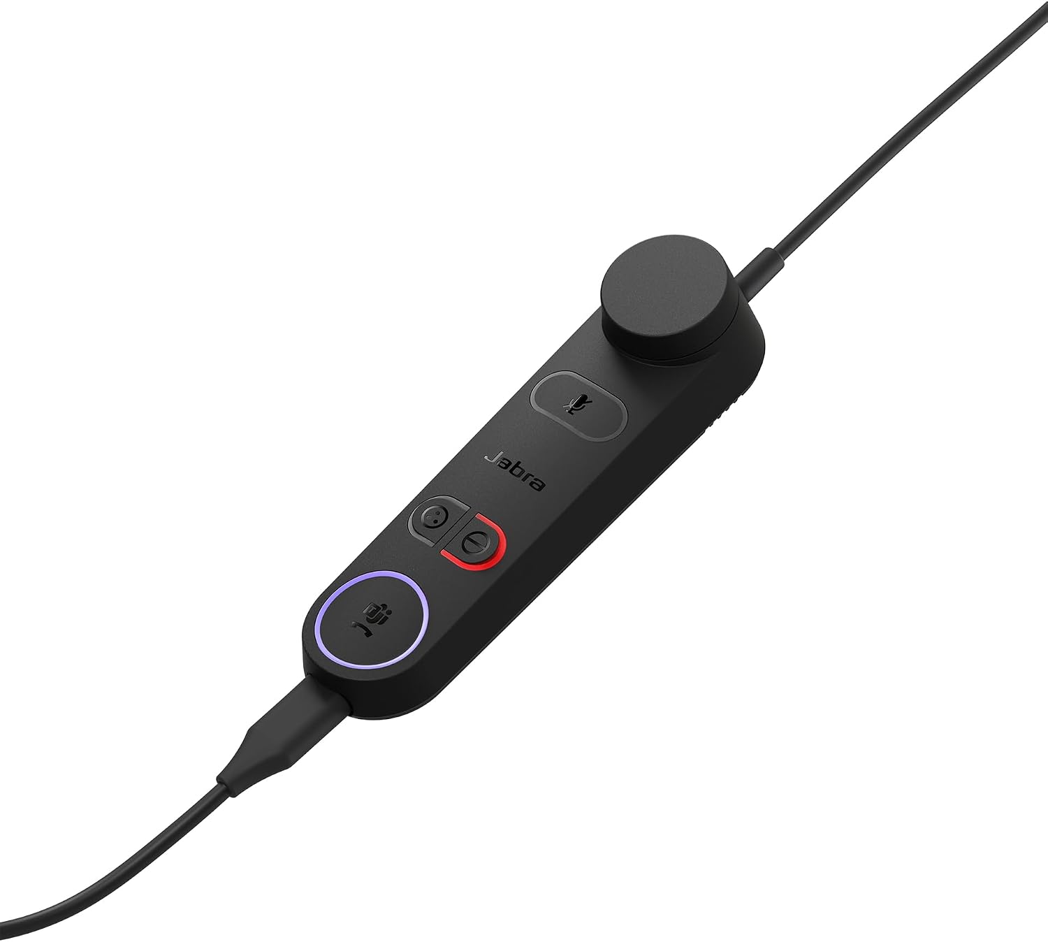 Jabra Engage 50 II Link Call Control Unit - USB-A Cable Engage 50 II Mono and Stereo USB-C Wired Headsets - MS Teams Certified, Works with All Other Platforms - Black