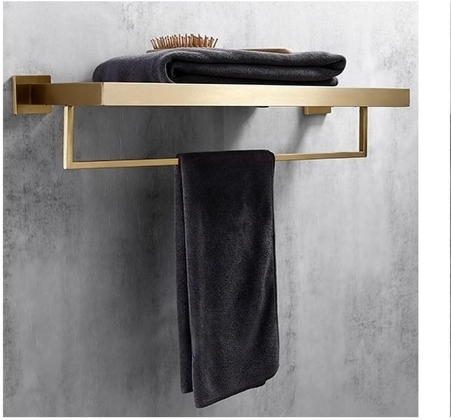 Brushed Gold Bathroom Accessories Set Toilet Brush Holder Toilet Paper Towel Bar Rail Rack Hanger Hook Soap Dish Hardware, Bath Towel Rack 400