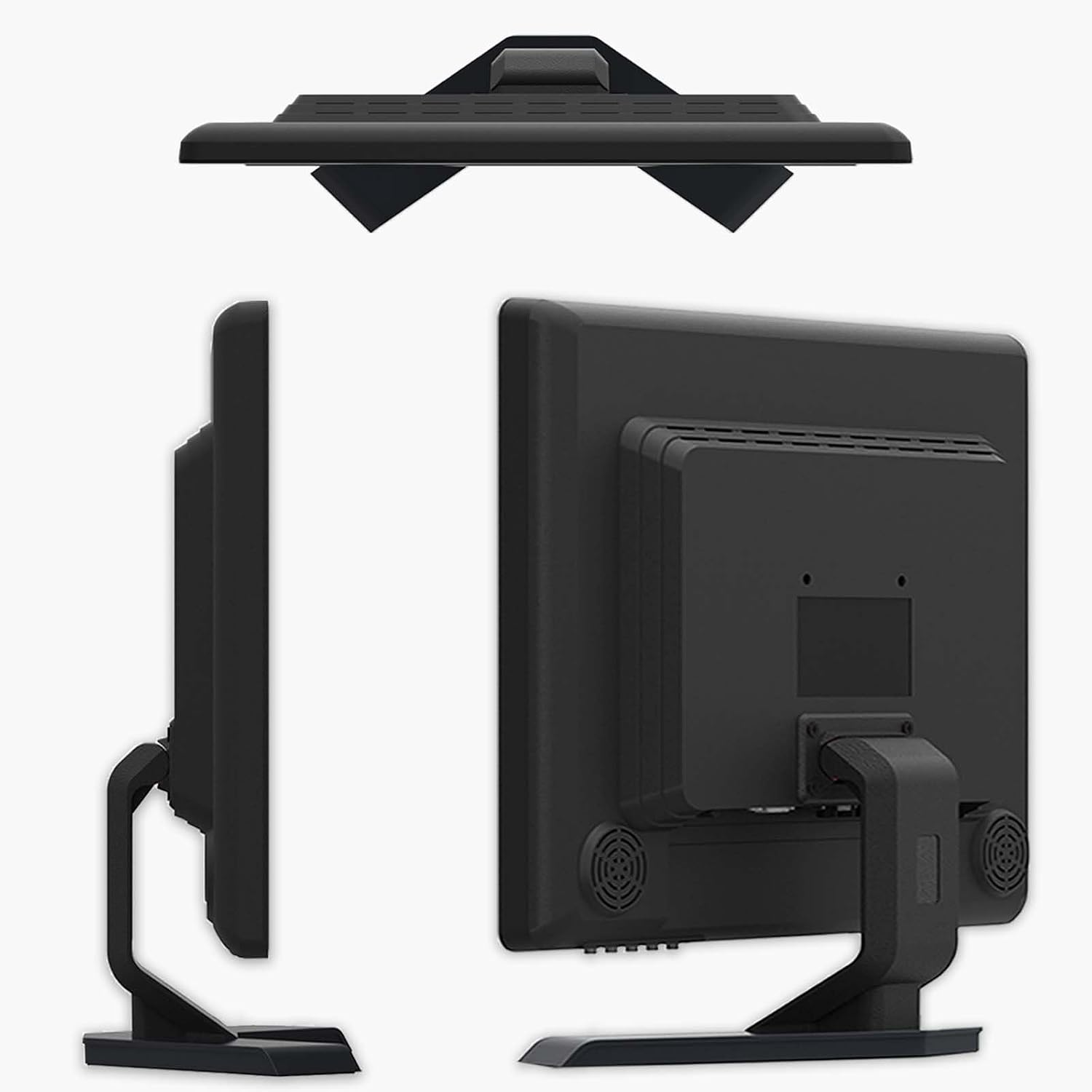 JaiHo 19-Inch 4:3 Security Monitor, No Image Stretching Screen for CCTV NVR, 1280x1024 Professional Industrial Display with Metal Housing, BNC HDMI VGA AV USB, Built-in Speakers & VESA Mount