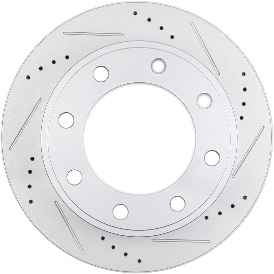 SCITOO Rear Brake Calipers With Bracket & Brake Pads and Rotors Fit For Ford For Excursion/For F-250/F-350 Super Duty