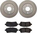 Front Brake Pads and Rotors Kit, (Set of 3) Automotive Replacement Brake Kits Dwvksz, for Ford Fiesta 1.6L 2011 2012 2013 2014 2015 2016 2017 2018 2019, for Ford Fiesta 1.0L 2014 2015 2016 2017