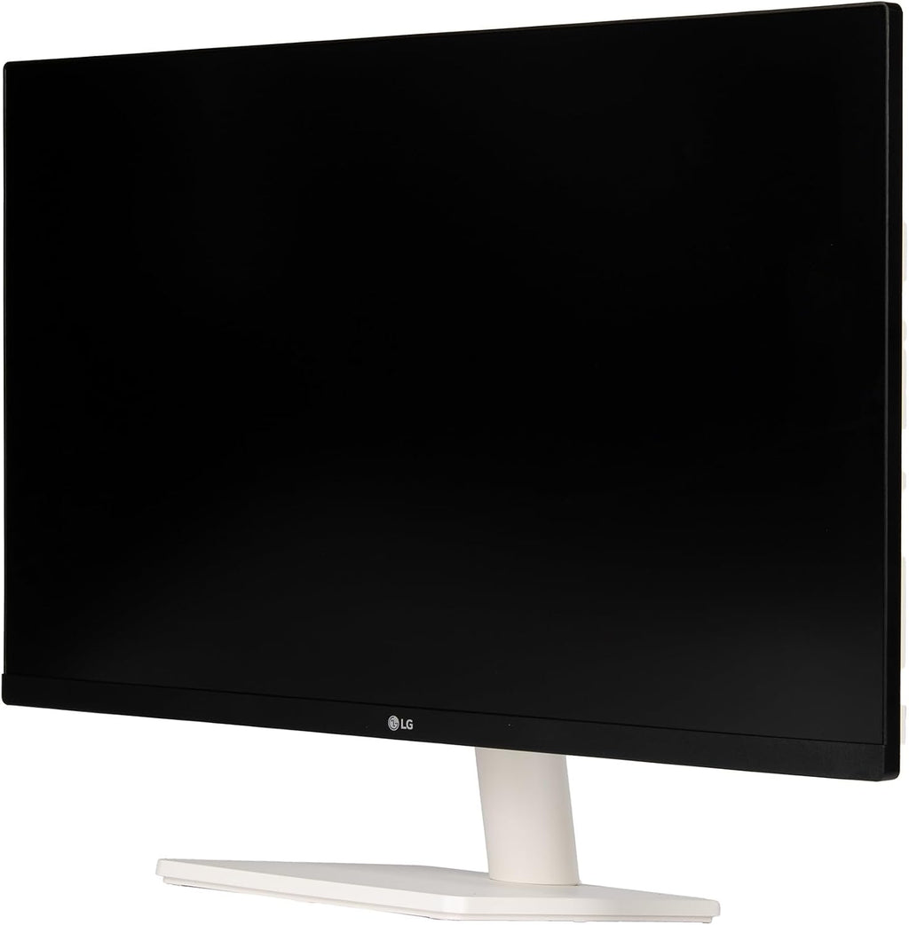 LG Ultrafine 27US500-W 27' 4K UHD (3840×2160) Monitor (White) (2-Pack) | IPS Display, HDR10, 60Hz, 90% DCI-P3 Gamut, Anti-Glare Screen, Tilt Stand, HDMI & DisplayPort - Bundle