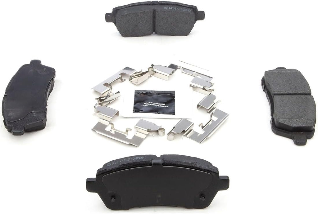 Front Brake Kit, Brakes and Rotors fits Ford Fiesta 1.6L 2011 2012 2013 2014 2015 2016 2017 2018 2019 Vented Brake Rotors Ceramic Brake Pads 6pcs
