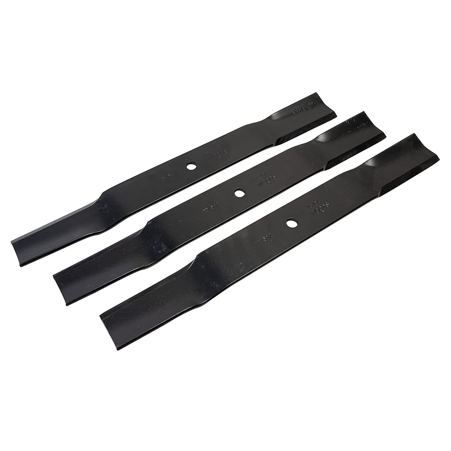WOODS OEM 70104KT (70104-3 Blade Set) 18' Medium Lift Genuine Replacement Blade Kit - Compatible with Model D5221T Mow'N Machine Mower Deck - Precision, Heat-Treated, Alloy Steel, Lawn Mower Blades