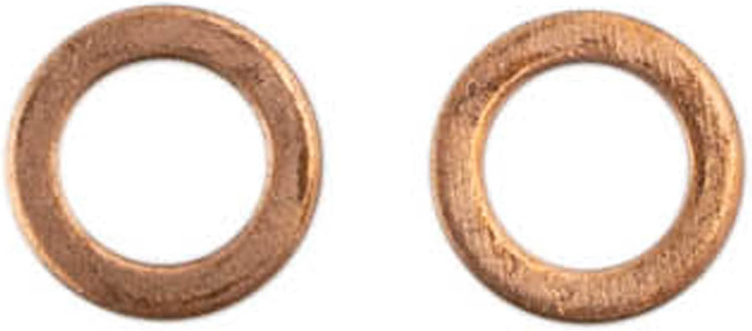 TRQ Front Brake Pad and Rotor Set Ceramic Vented Rotors Calipers Hoses Compatible with 2003-2007 Honda Accord