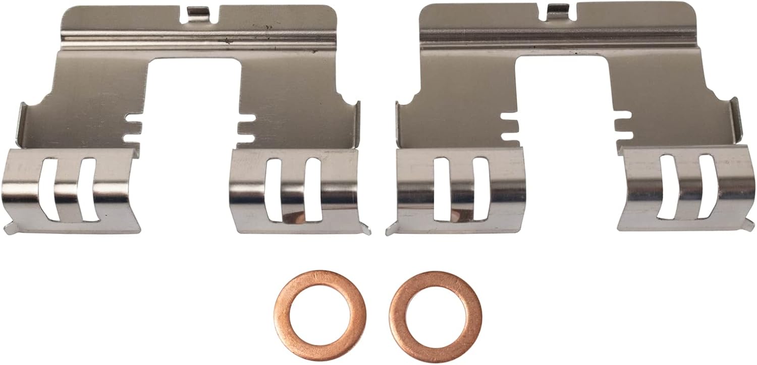 TRQ Rear Brake Pad and Rotor Set Ceramic Vented Rotors Calipers Compatible with 2015 Dodge Charger