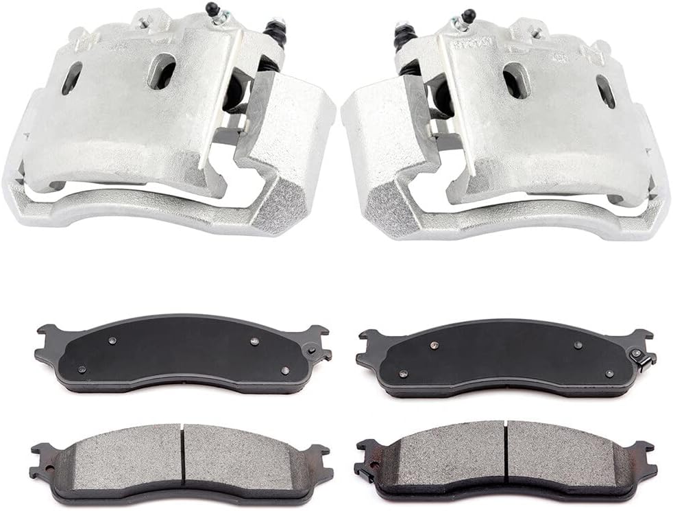 SCITOO 18-B4890 18-B4891 D965 Disc Brake Calipers and Brake Pads Kits Fit For Dodge Ram 1500 2006-2008,For Dodge Ram 2500 2003-2008,For Dodge Ram 3500 2003-2008