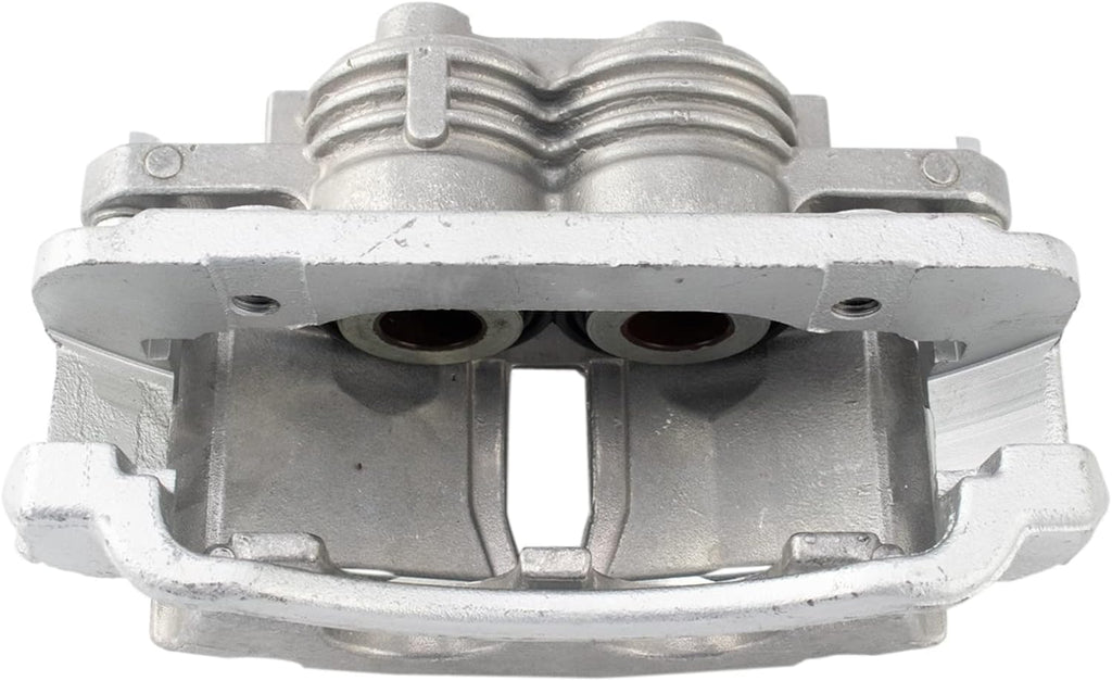 TRQ Performance Front Brake Pad and Rotor Set Ceramic Drilled Slotted Coated Rotors Calipers Compatible with 1999-2002 Ford Mustang