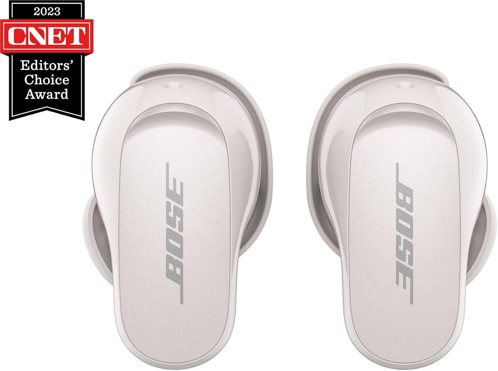 Bose QuietComfort Earbuds II, Wireless, Bluetooth, World's Best Noise Cancelling In-Ear Headphones with Personalized Noise Cancellation & Sound, Soapstone (Renewed)