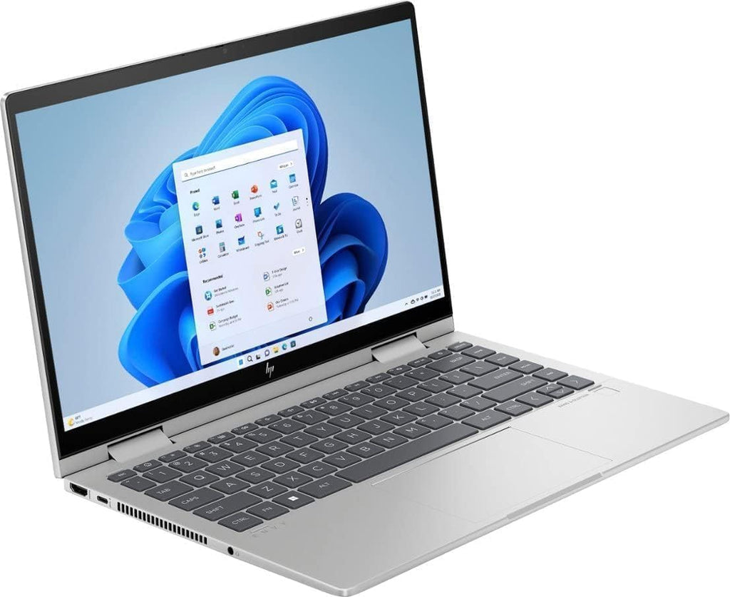 HP Envy x360 2-in-1 Laptop, 14' FHD Touchscreen Display, Intel Core i5-1335U Processor, 8GB RAM 2TB SSD, Fingerprint Reader, Backlit Keyboard, 128gb 9H Docking Station, Windows 11 Pro, Silver
