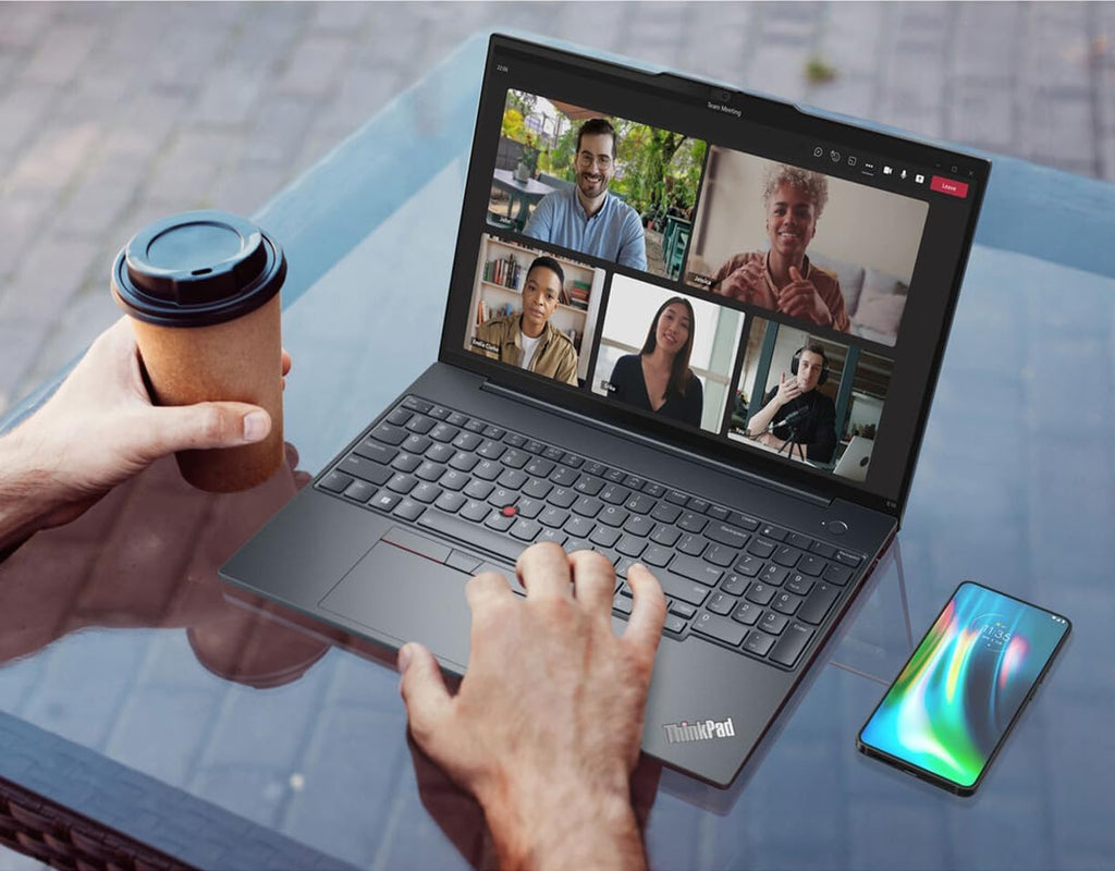 Lenovo ThinkPad E16 Business Laptop (16' FHD+ Display, AMD Ryzen 7 7730U (> Intel i7-1255U), 16GB RAM, 512GB SSD) Fingerprint, Backlit, FHD Webcam, Wi-Fi, Ethernet, Win 11 Pro w/ AI Copilot, Black
