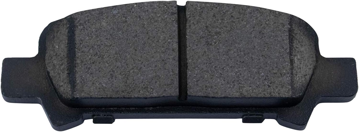 TRQ Rear Ceramic Brake Pad and Rotor Set Compatible with 2000-04 Subaru Outback H4 2.5L 2001-04 Outback H6 3.0L DOHC 2003-06 Baja