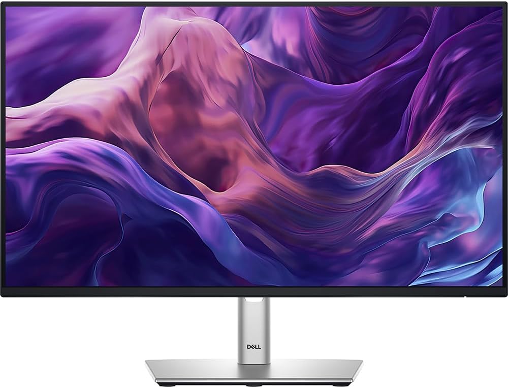 Dell P2425H 24' Full HD 1080p 16:9 Dual LED Monitor, Black/Silver Bundle with 2X Deco Gear 6FT Universal 4K HDMI 2.0 Cable with 28AWG Pure Copper Conductor