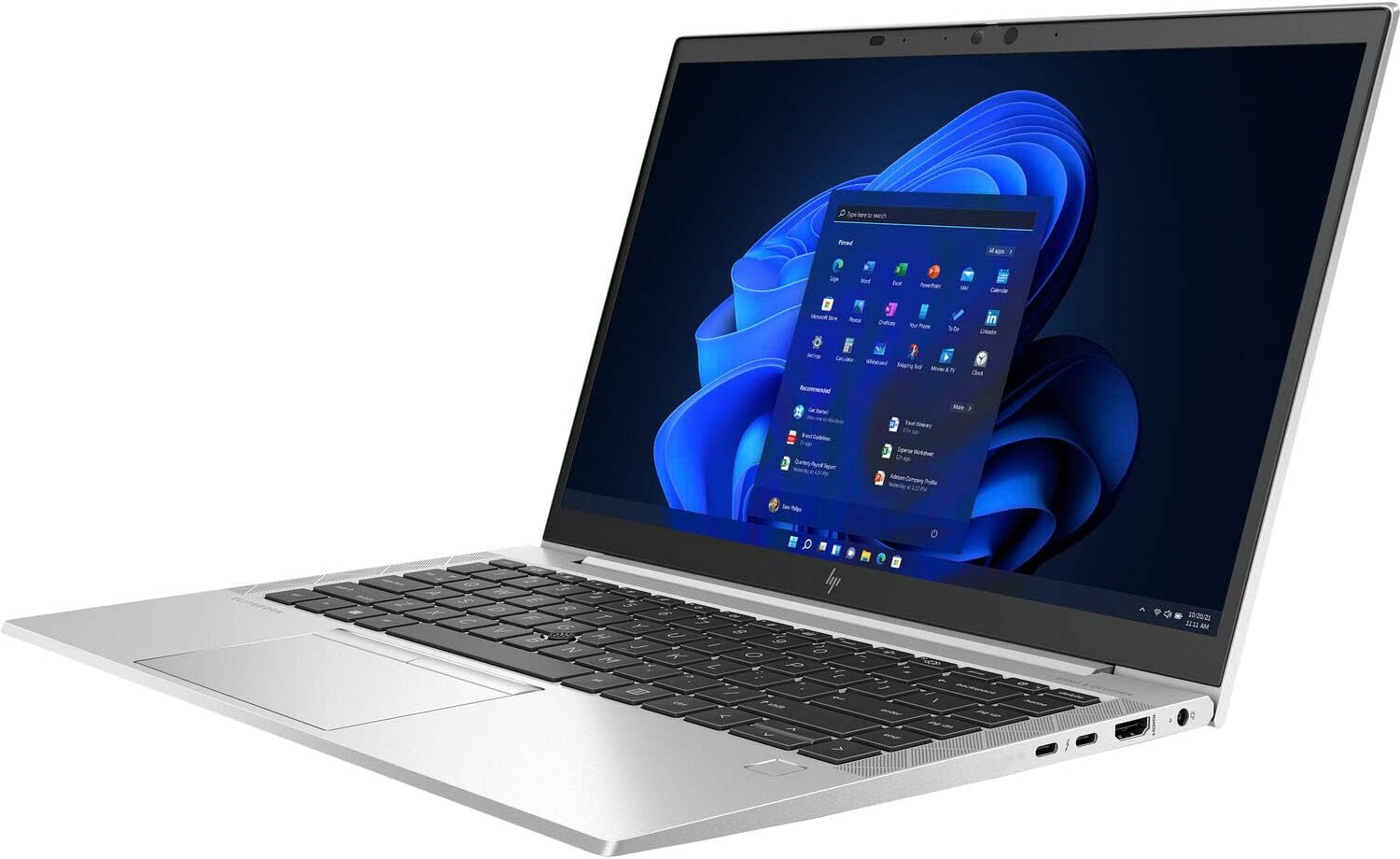 HP EliteBook 840 G8 Home & Business Laptop (Intel i5-1145G7 4-Core, 16GB RAM, 512GB m.2 SATA SSD, Intel Iris Xe, 14.0' 60Hz Full HD (1920x1080), Fingerprint, Win 11 Pro) Refurbished (Renewed)