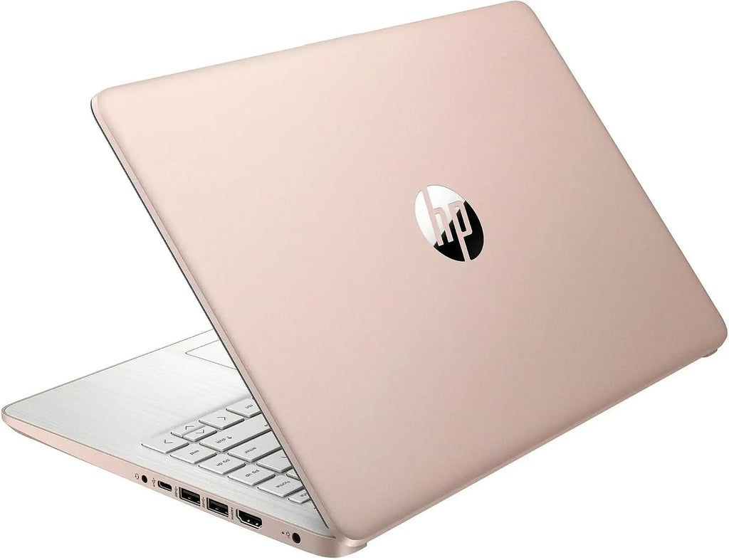 HP 14 Lightweight Business & Student Laptop 14' HD Anti-Glare Intel Celeron 4-core N4120 8GB RAM 256GB Storage (128GB eMMC + 128GB SD Card) Type-C Fast Charge Long-Lasting Battery Win11 ICP Accessory