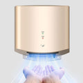 1400w Automatic Hands Free Hand Dryer | Energy Efficient High Speed Drier for Washrooms Bathrooms & Toilets in Retail, Commercial and Hospitality Venues,Gold (Gold)