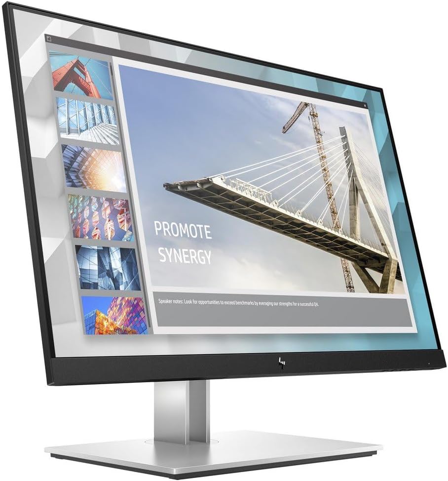 HP E24i G4 24inch IPS WUXGA E-Series E24i G4, 61 cm, W125917111 (E-Series E24i G4, 61 cm (24), 1920 x 1200 Pixels, WUXGA, 5 ms, Black, Silver)