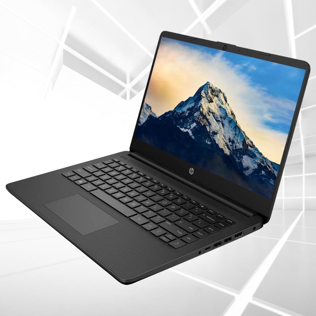 HP 14' High-Performance Laptop, HD Touchscreen, AMD Ryzen 7 5700U (Beats i7-1255U), 32GB RAM, 2TB SSD, Webcam, SD Card Reader, HDMI, Wi-Fi, Windows 11 Home, Black