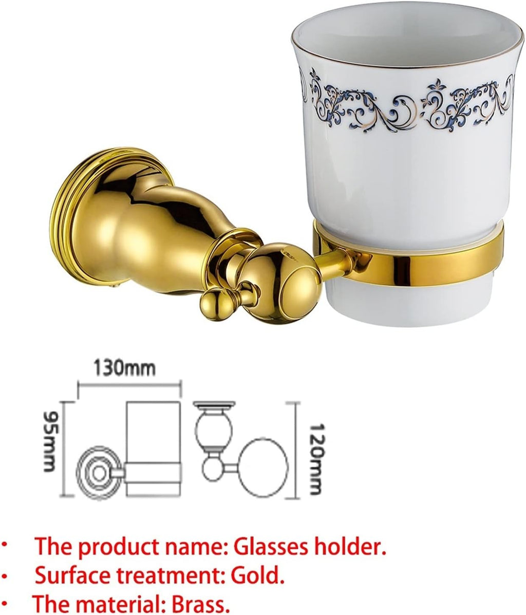 KETTEL Bathroom Hardware ， Gold Robe Hook Towel Rail，Fixtures Holder Bathroom Accessories,Wall-Mounted Bathroom Rack Accessory (Color : Soap Dispenser)
