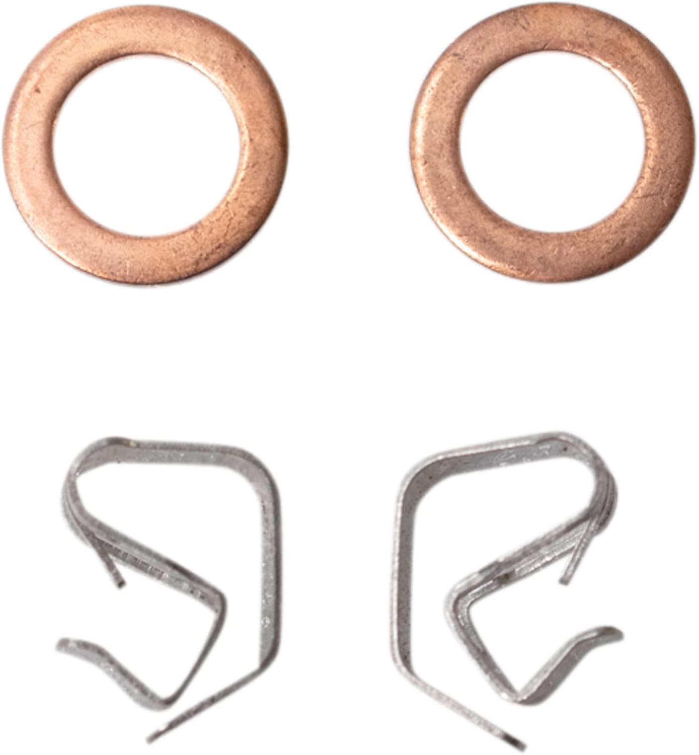 TRQ Front Brake Pad and Rotor Set Ceramic Rotors Calipers Hoses Compatible with 2009-2010 Pontiac Vibe 2009-2018 Toyota Corolla 2009-2013 Matrix