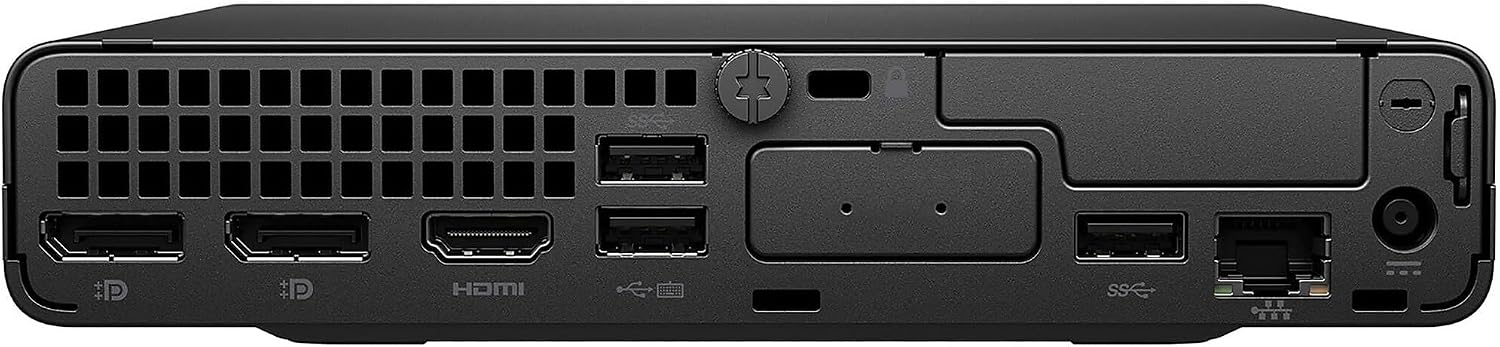 HP Pro Mini 400 G9 Desktop Computer, Intel Celeron G6900T Processor, 32GB DDR5, 1TB SSD, 3-Monitor Ports (2X DisplayPort + HDMI), WiFi 6E, RJ-45, USB-C, Wired Keyboard& Mouse, Windows 11 Pro