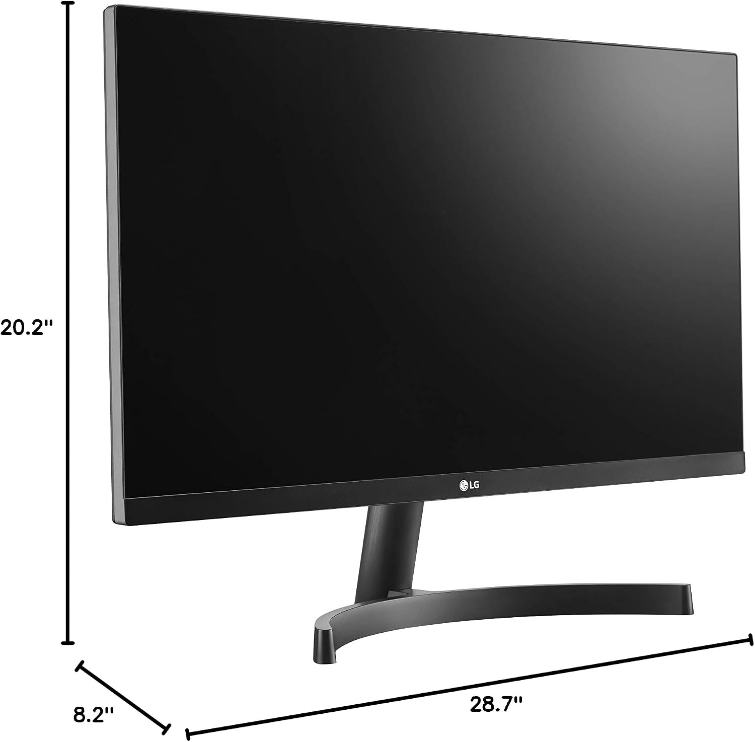 LG FHD 32-Inch Mountable Computer Monitor 32ML600M-B, 75hz IPS with HDR 10 Compatibility, Black