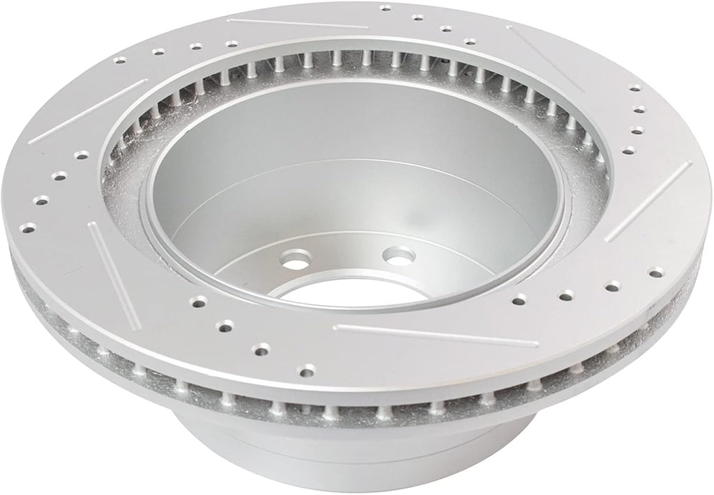 TRQ Rear Performance Brake Pad & Rotor Kit, with Chemical Kit Ceramic Premium G-Coated Compatible with 2006-2008 Dodge Ram 1500 2003-2008 Ram 2500, 3500