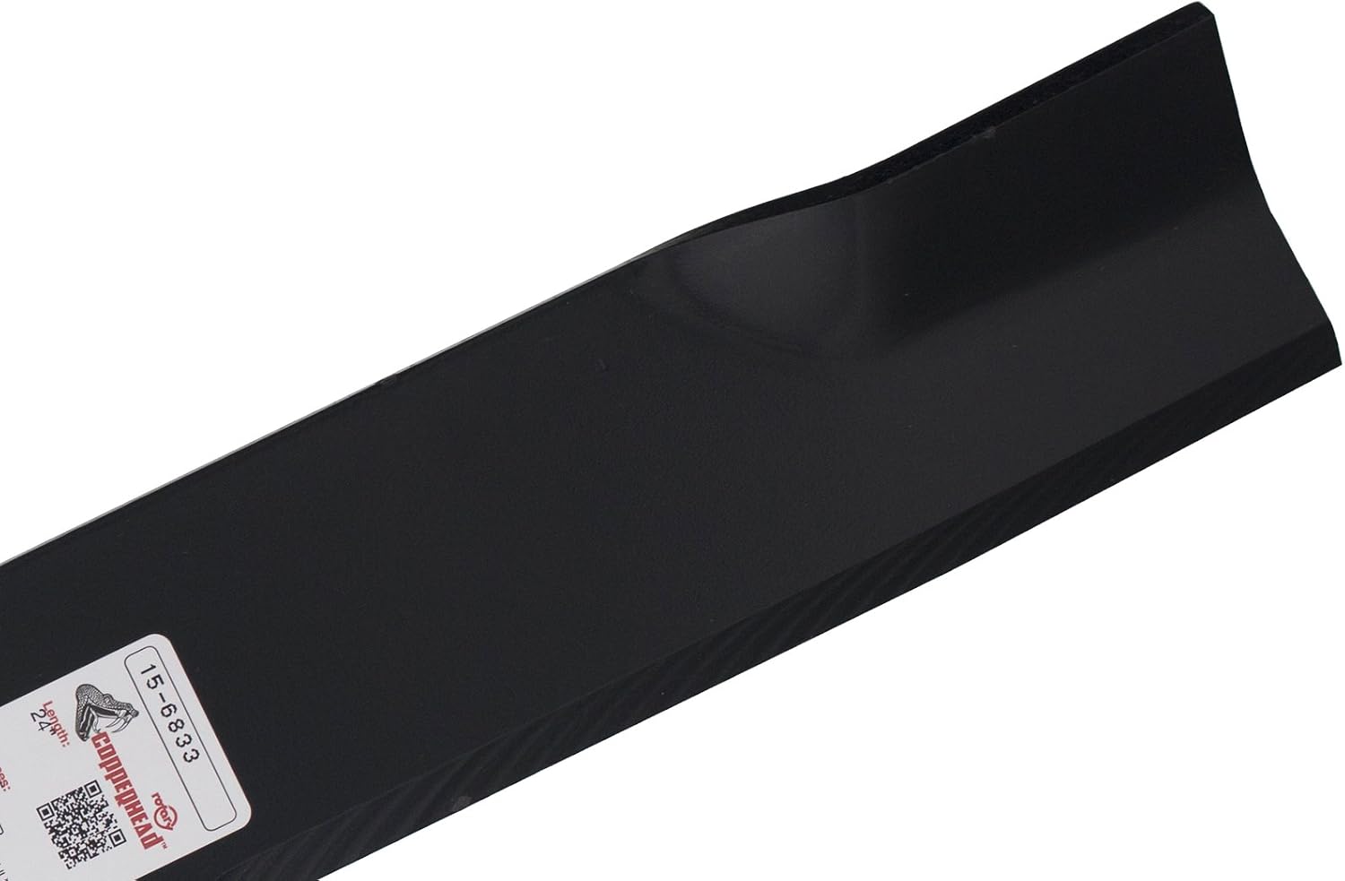 Rotary 6 6833 Mower Blades for Bad Boy Dixie Chopper Windsor 24' Length 3' Width .240' Thickness 5/8' Center Hole Fits 72in. Deck, Black