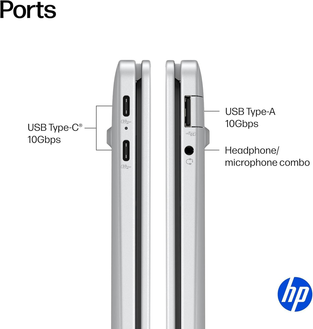 HP OmniBook 5 16' Next Gen AI Laptop | 2K OLED Touch Display | Snapdragon X Plus X1P-42-100 (Bests i7-1355U) | 16GB LPDDR5x RAM 1TB SSD | Windows 11 Pro