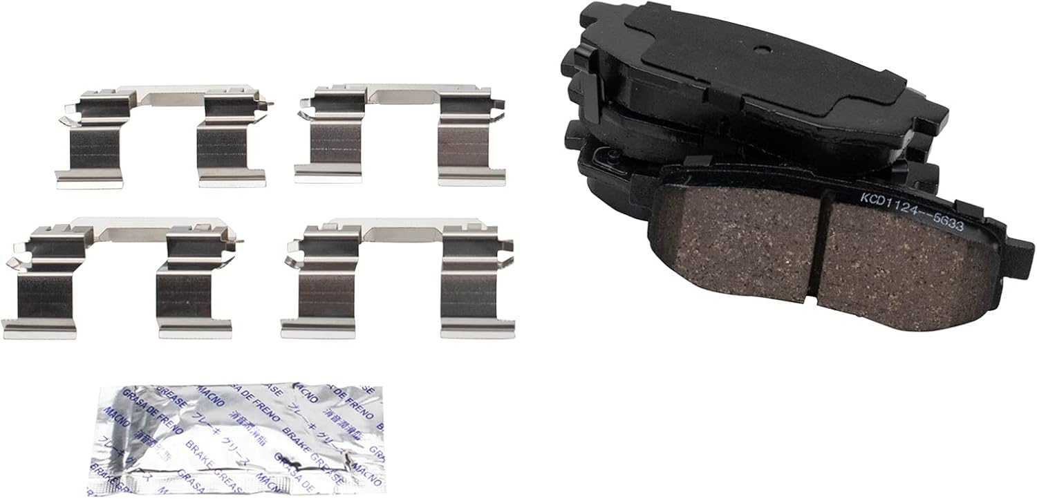 TRQ Rear Brake Pad and Rotor Set Ceramic Vented Coated Rotors Calipers Compatible with 2013-2016 Scion FR-S 2013-2019 Subaru BRZ 2010-2014 Legacy 2017-2019 Toyota 86