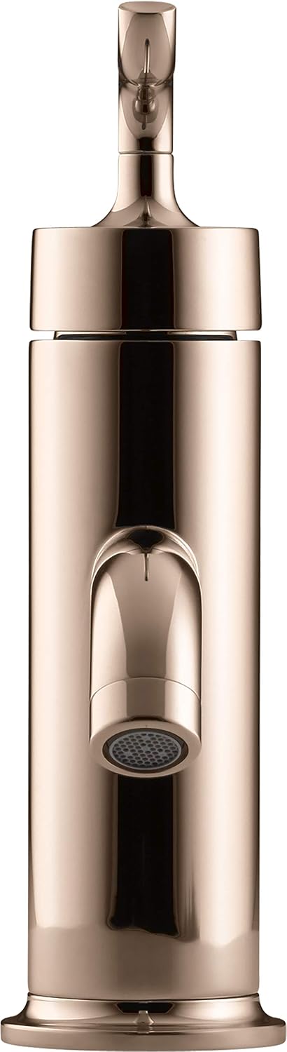 KOHLER K-14402-4A-RGD Purist Bathroom Sink Faucet, Vibrant Rose Gold