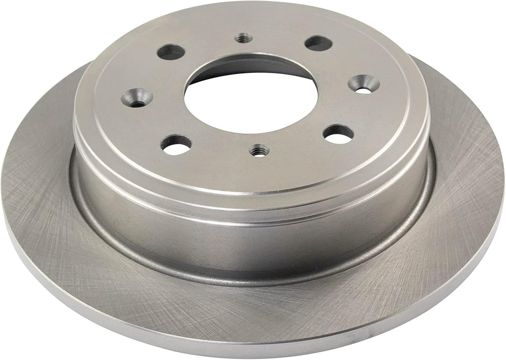 TRQ Rear Brake Pad and Rotor Set Ceramic Rotors Calipers Hardware Compatible with 1994-1994 Acura Integra
