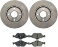 4x Front Brake Pads and Rotors Kit Automotive Replacement Brake Kits Fits Ford EcoSport 2004-2012 Fits Ford Fiesta 2005-2009