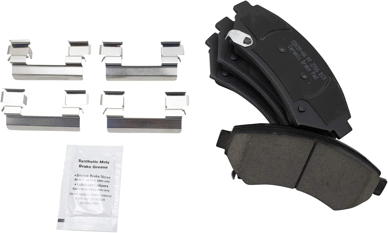 TRQ Front Brake Pad & Rotor Kit Compatible with 1997-2005 Buick Chevrolet Oldsmobile Pontiac