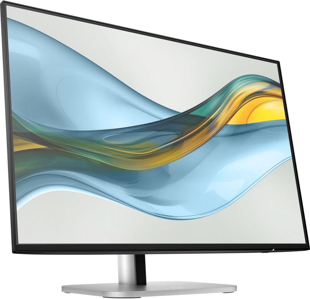 HP Series 5 Pro 24' WUXGA IPS Monitor with 5ms Response Time, Flicker Free, VESA Mount (100mm), Displayport, HDMI, Black/Silver Color with DKZ Hub & ErgoFlexy Single Monitor Mount