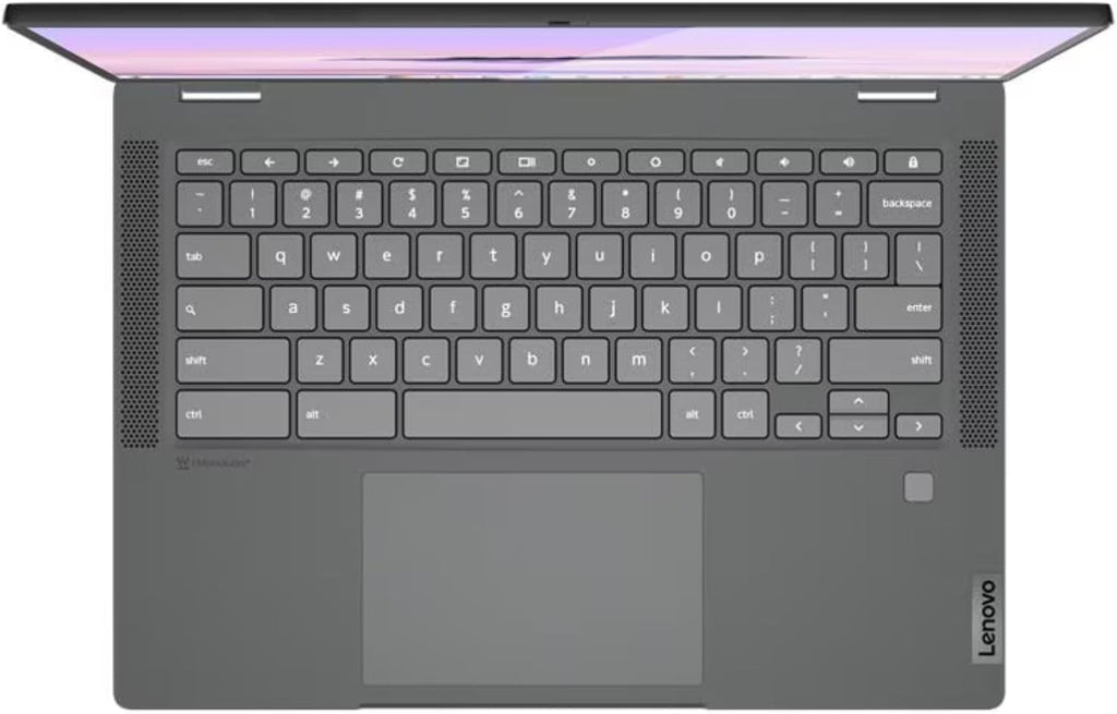 Lenovo Flex 5i Chromebook Plus 14' Touchscreen Laptop - Intel Core i3 1315U - 1920 x 1200 - Chrome OS - 8GB RAM - 256GB SSD - WiFi 6E & Bluetooth 5.3 - Backlit Keyboard - Webcam - Gray