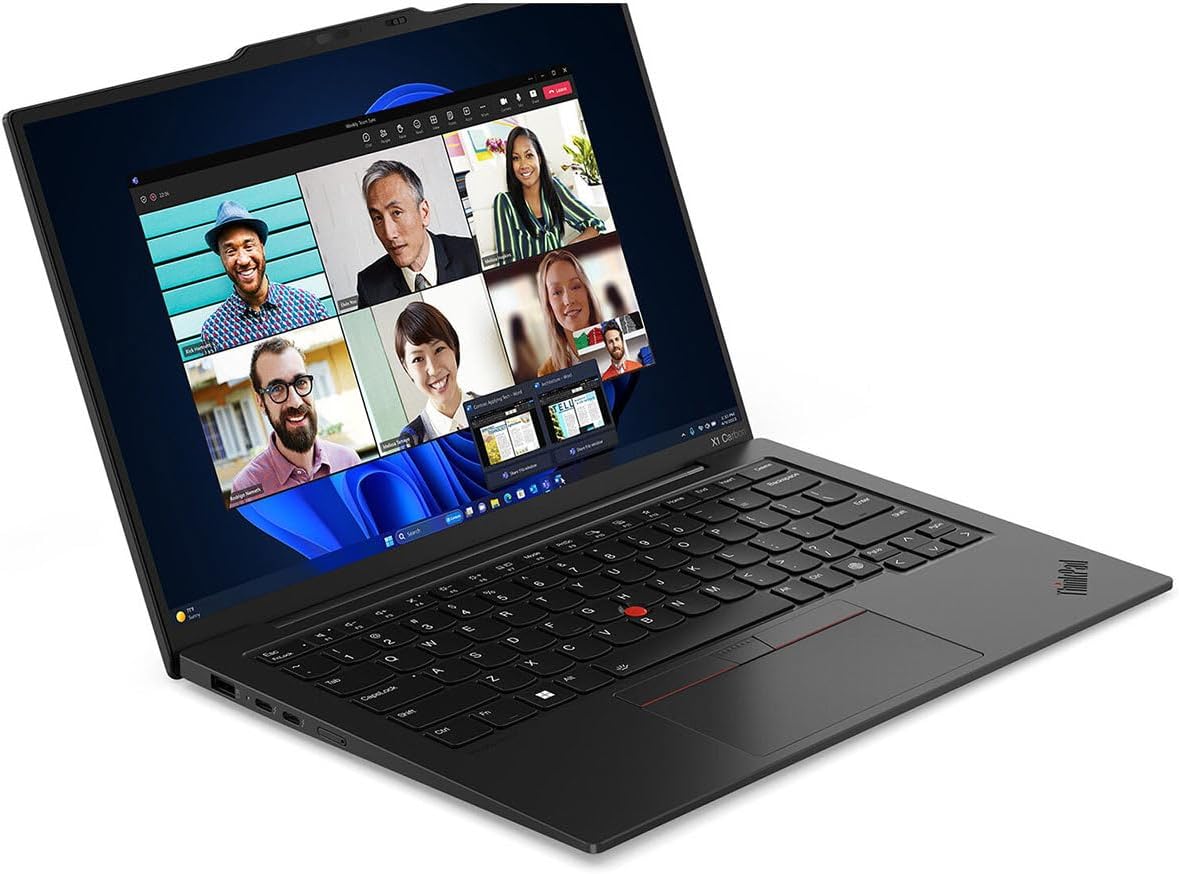 Lenovo ThinkPad X1 Carbon Gen 12 21KC00A8US 14' Notebook - WUXGA - Intel Core Ultra 7 155U - Intel Evo Platform - 16 GB - 512 GB SSD - English Keyboard - Black Paint