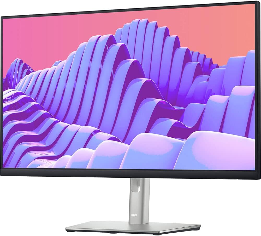 Dell P2722H Monitor Bundle 27' Inch Full HD IPS Display Height Adjustable Stand HDMI DisplayPort USB Hub Office Business Computer Screen + HDMI Cable + Cleaning Kit