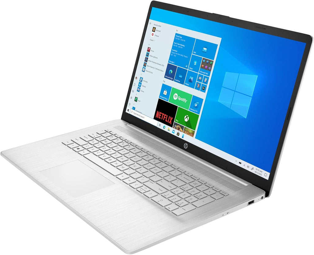 HP 17 17.3' HD+ Laptop Computer, 12th Gen Intel 10-Core i7-1255U up to 4.7GHz, 64GB DDR4 RAM, 2TB PCIe SSD, 802.11AC WiFi, Bluetooth 5.0, Natural Silver, Windows 11 Home, Zivcul