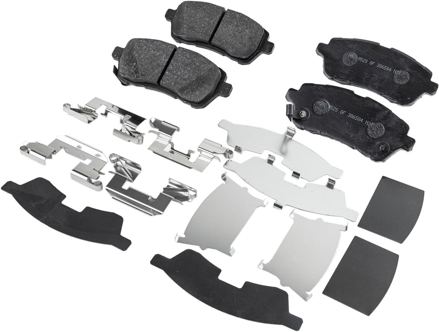 Replacement Front Brake Disc and Pad Kit fits Ford Fiesta 2011-2013 1.6L 4-Cyl (Front 2-Wheel)