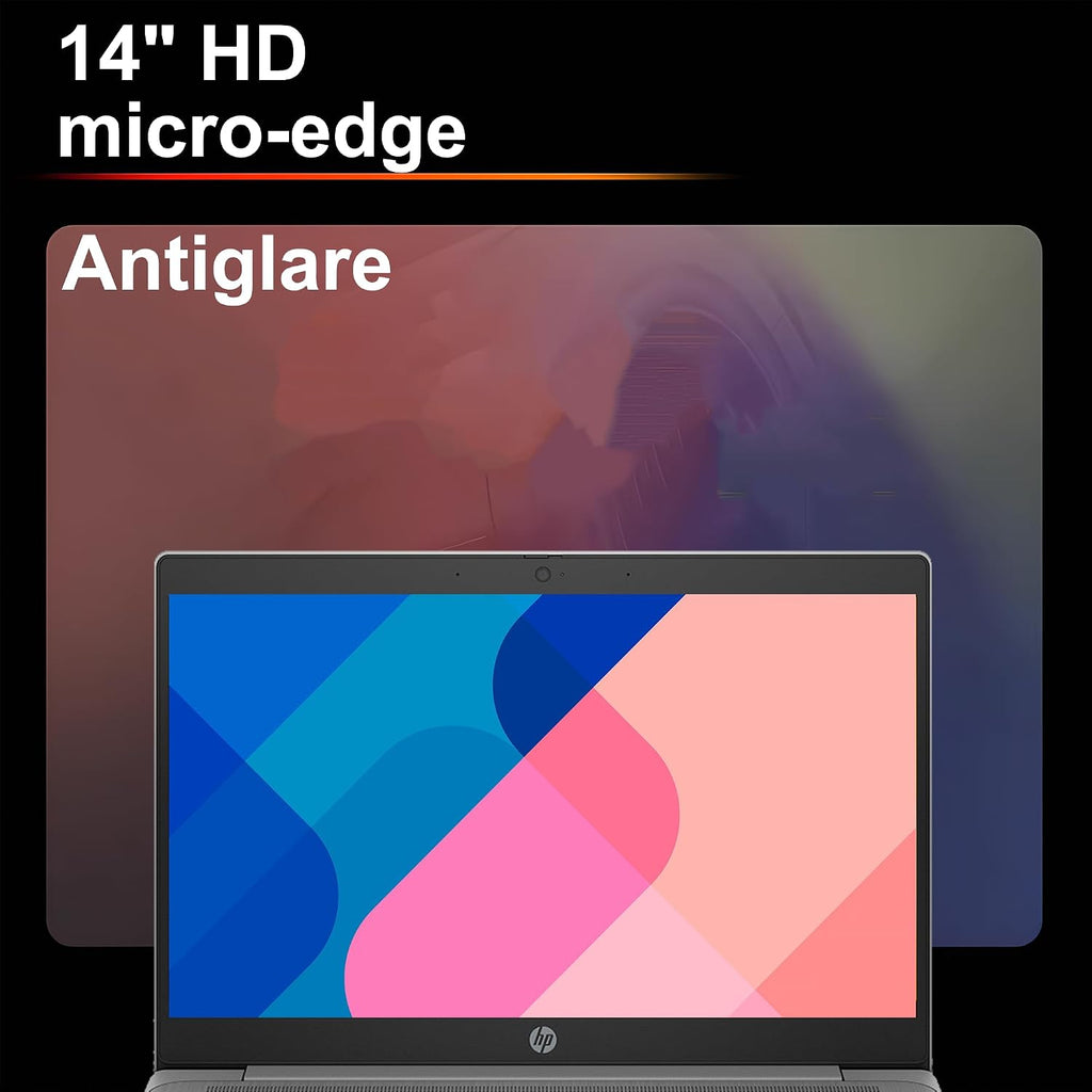 HP Chromebook 14 Home and Student Laptop 14' HD Antiglare Intel Celeron N4500 4GB RAM 192GB Storage (64GB SSD + 128GB SD Card) Type-C Wi-Fi6 Long Battery Life Fast Charging ICP Hub